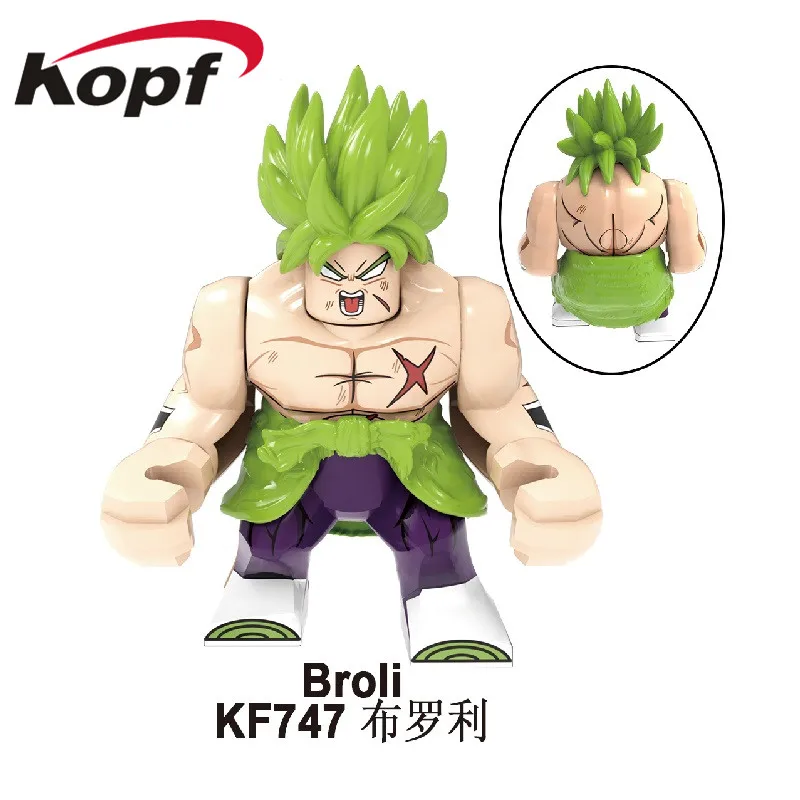 Строительные блоки Dragon Ball Z Gogeta Super Trunk Vegeta Broli сон Гохан канба Tapion Коллекционные Фигурки игрушки для детей KF6073 - Цвет: KF747 Without Box