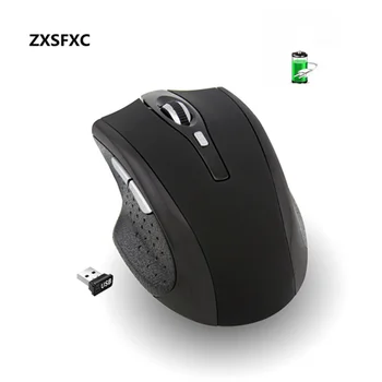 

USB Wireless mouse 1600DPI Adjustable Receiver Optical Computer Mouse 2.4GHz Ergonomic Mice For Laptop PC Mouse