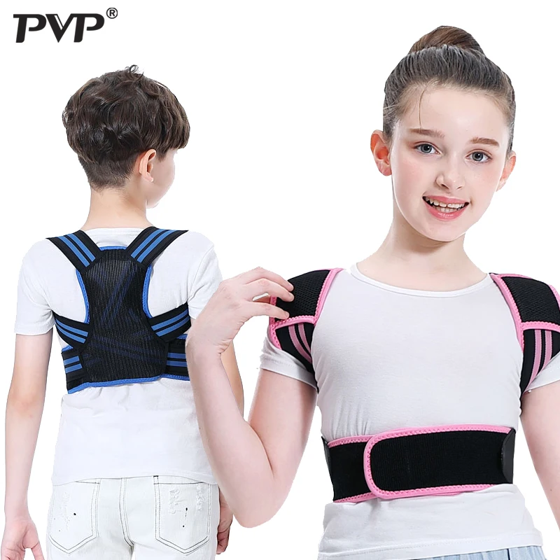 Adjustable Children Posture Corrector Back Support Belt Kid Boy Girl Orthopedic Corset Spine Lumbar Shoulder Braces Health | Красота и