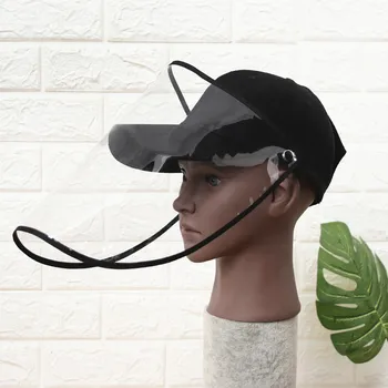 

Protective Hat Face Screen Anti-virus Isolates Face Mask Baseball Cap Covers Prevents Droplet Transmission For Salon Kids Adults