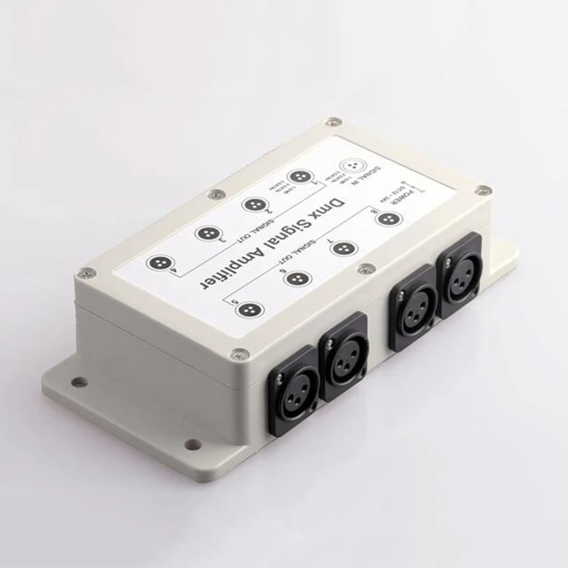 Dc12 24V 8 канальный выход Dmx Dmx512 светодиодный контроллер разделитель усилителя