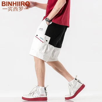 

2020 High Quality Cargo Shorts Summer New Hit Color Cotton Casual Pants Plus size Loose Hip Hop Jogging Brand Sports Shorts Men