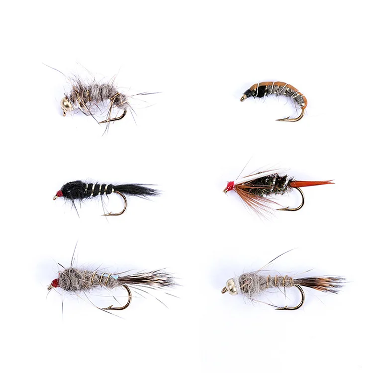 

Kenya Tied System Fly Hook SUPERBAIT 12 Shuttlecocks in Each Box Hook Set Fly-Fishing Lure Fly Hook