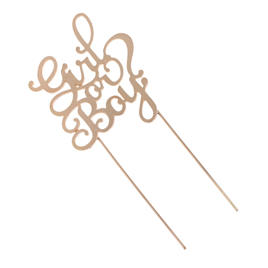 Stunning Rhinestone Girl Or Boy Cake Topper Baby Shower Decoration