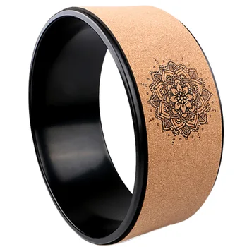 

NEW-Wood Yoga Wheel Pilates and Buddha Lotus Professional Tpe Yoga Circle Gym Exercise Back Training Tool Bodybuilding Fitness