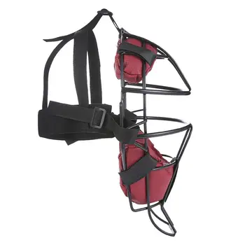 Baseball Protective Helmet Softball Face Guard Adjustable Buckles Face Protector Cover With Cushion For Baseball Accessories 5