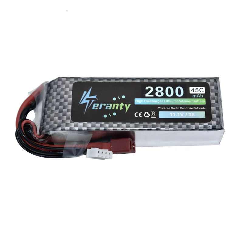 Teranty power 11,1 v 2800maH 45C Lipo аккумулятор для радиоуправляемого дрона, лодки, автомобиля, квадрокоптера, запасные части 3s 2200mah 11,1 v аккумуляторная батарея