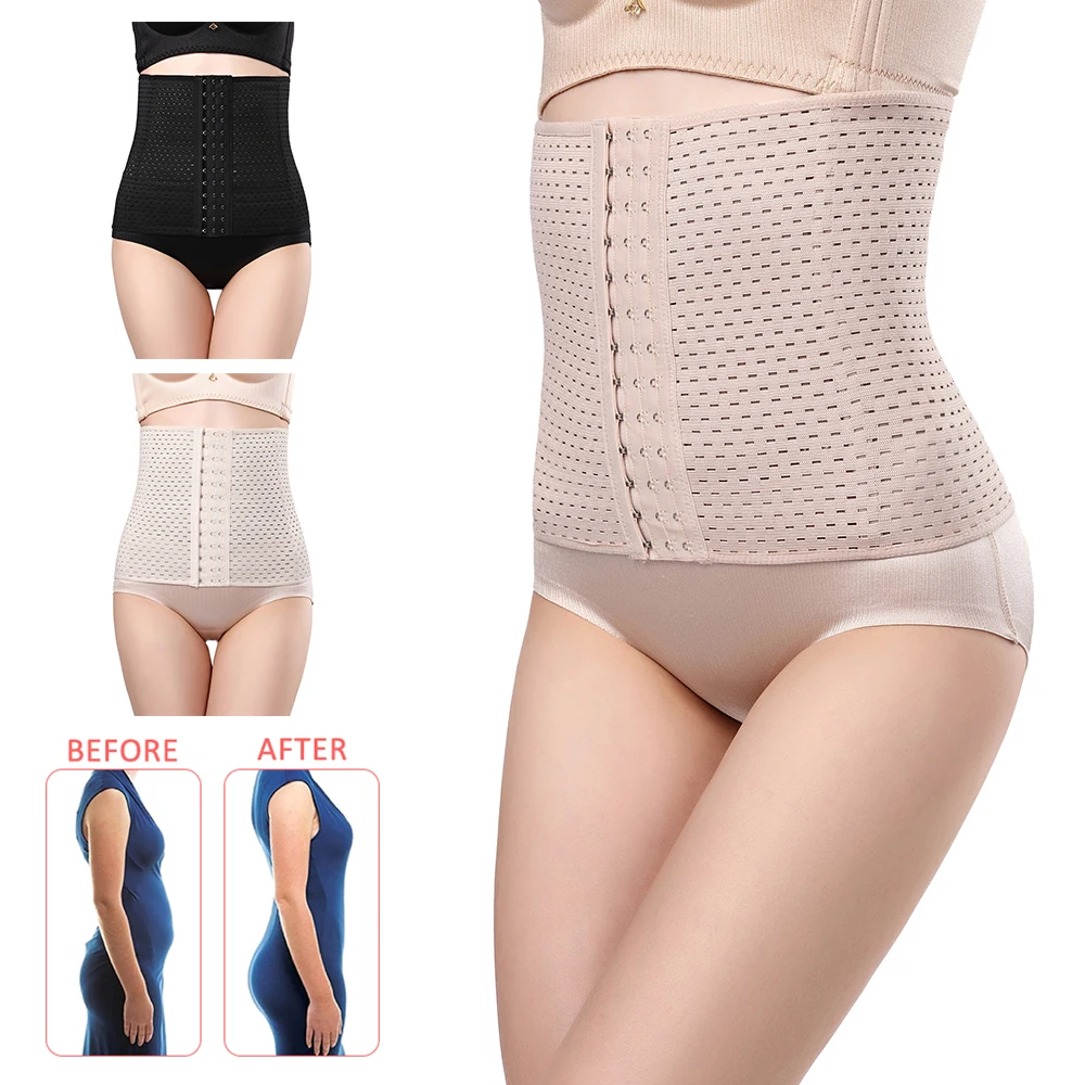 Женский пояс для талии корсет со стальными косточками ремень регулировки