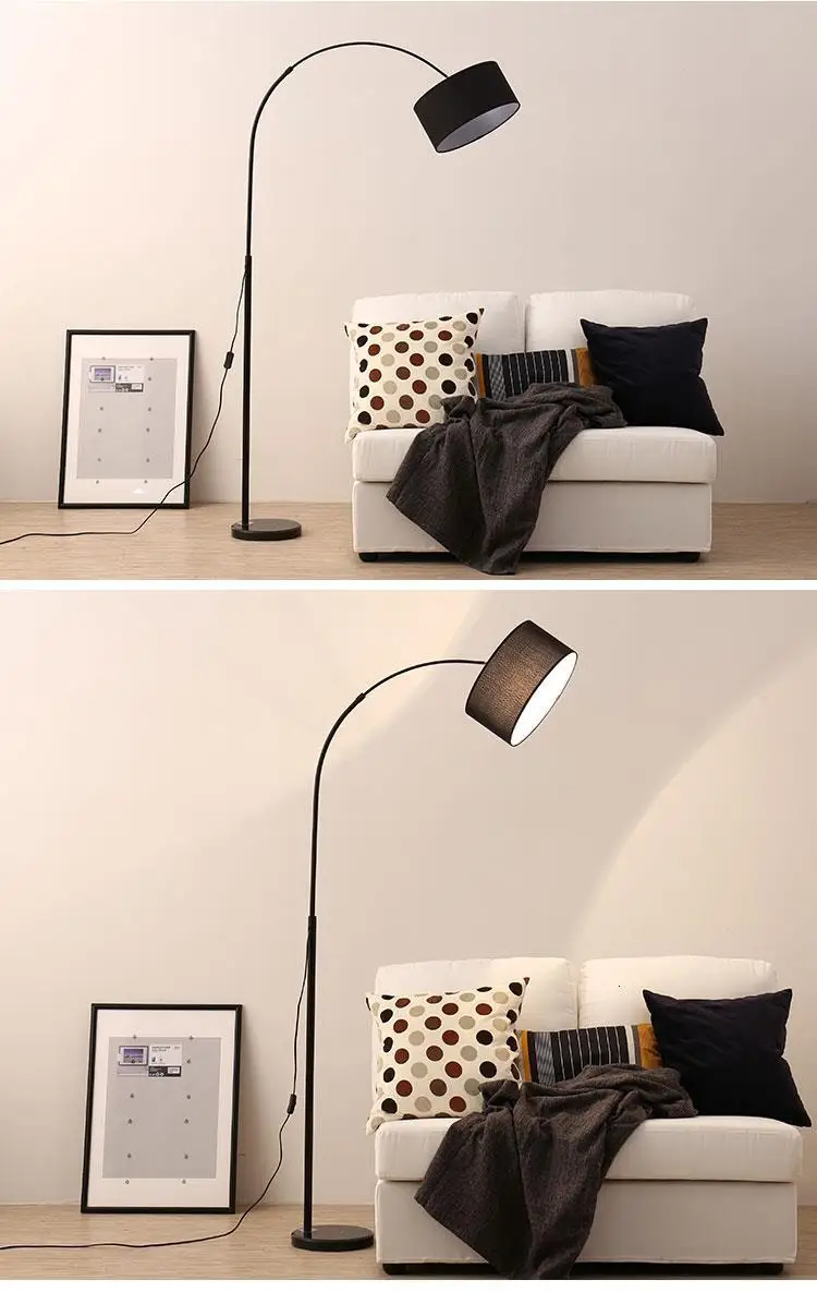 Lambader Aydinlatma Piantana Sala современный абажур для кварто Lampara De Pie Stehlampe для гостиной, напольный светильник