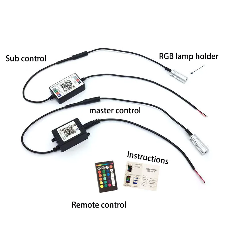 

High Quality 12V Remote Control Wireless Car Interior RGB Fiber Optic Light Skirt Side Decor Durable And Practical