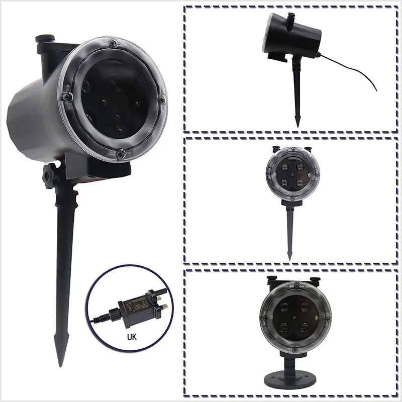 

12-Pattern Motion Christmas Landscape Lights Projector LED Spotlight Waterproof