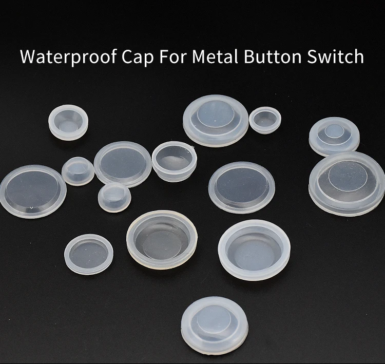 10 Pezzi Copri Interruttore A Levetta In Gomma Nera, 12mm, Impermeabile IP67, Anti Polvere - Foto 3