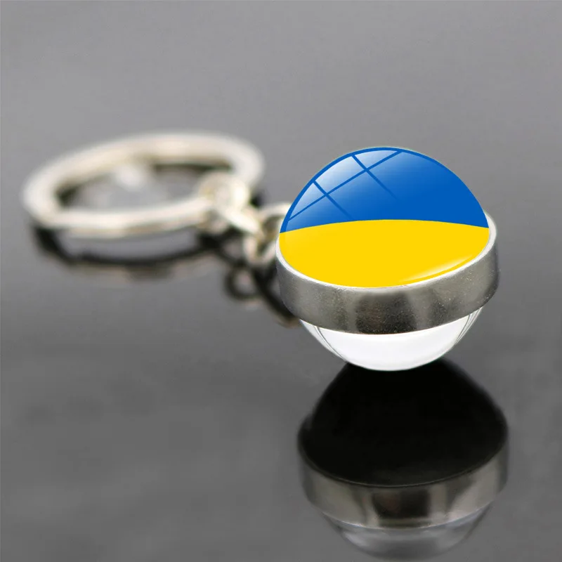 Российский Кубок мира 32 кольцо для ключей подвеска Футбольный флаг старинная