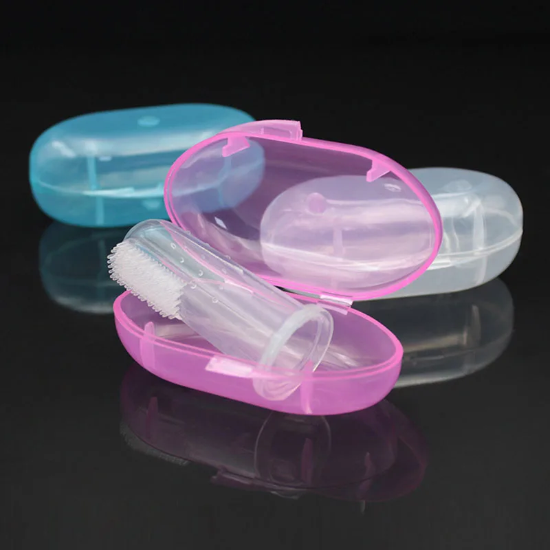 Cepillo de dientes de silicona suave para niños y bebés I0011