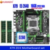 HUANANZHI X79 ZD3 motherboard with Xeon E5 2640 2x8GB=16GB 1600MHz 12800R DDR3 ECC REG memory motherboard set ► Photo 1/6