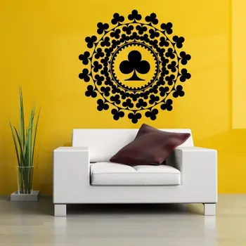 

Casino Sticker Gambling Decal Gamble Poker Posters Vinyl Wall Decals Home Decoration Decor Mural Casino Sticker