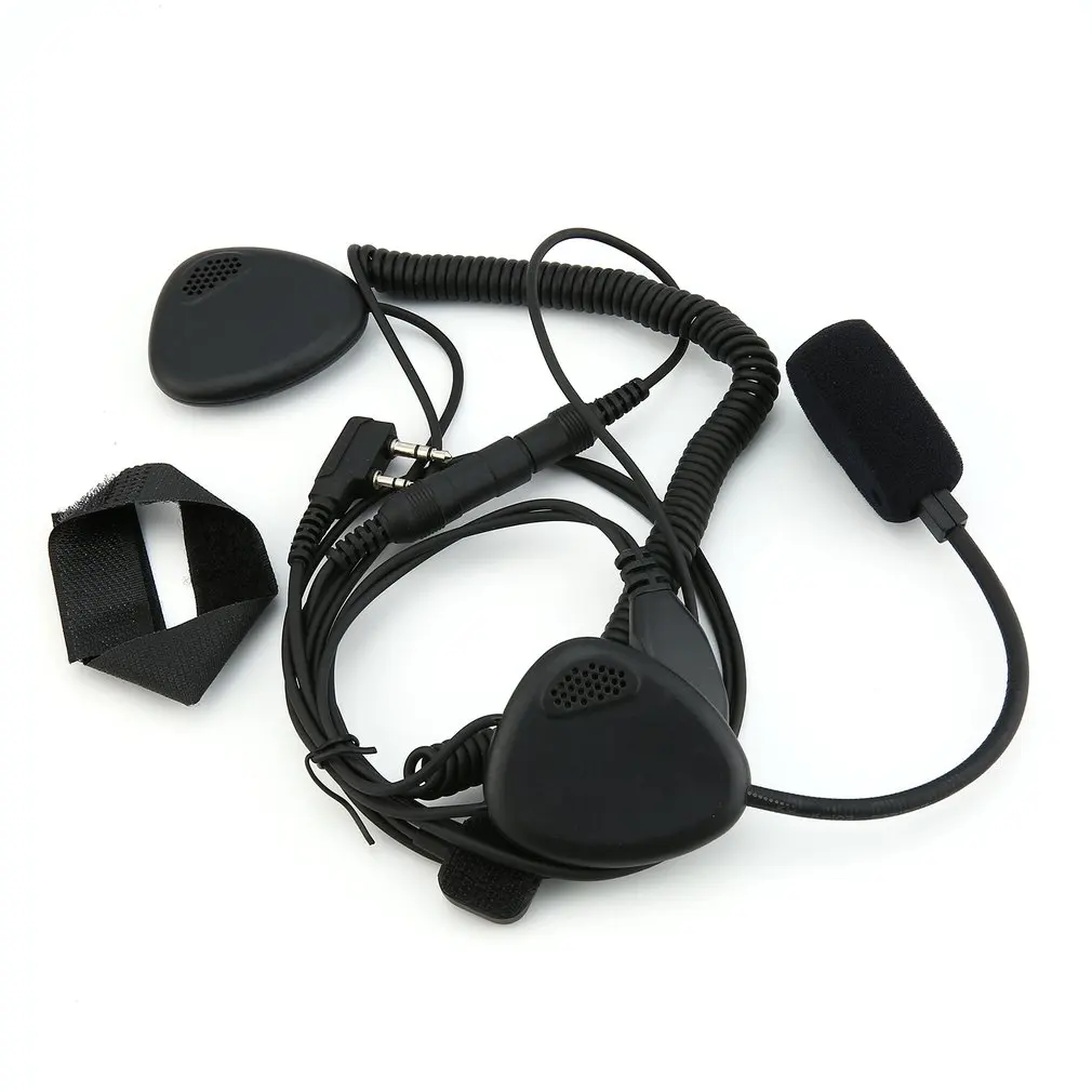 Обновленный палец PTT мотоциклетный шлем гарнитура микрофон для KENWOOD TYT BAOFENG UV 5R