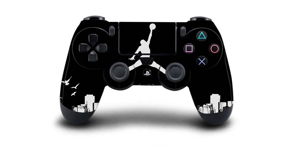 Виниловая наклейка PS4 кожаная наклейка на контроллер для Playstation 4 для Dualshock 4 PS4/PS4 Pro/PS4 Slim контроллеры Skins - Цвет: QBTM1136