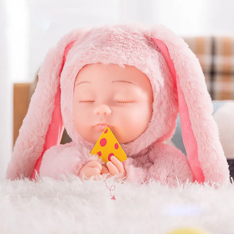Cute-38CM-Simulated-Babies-Sleeping-Dolls-Rabbit-The-material-of-pp-cotton-Children-Toys-Birthday-Gift(6)