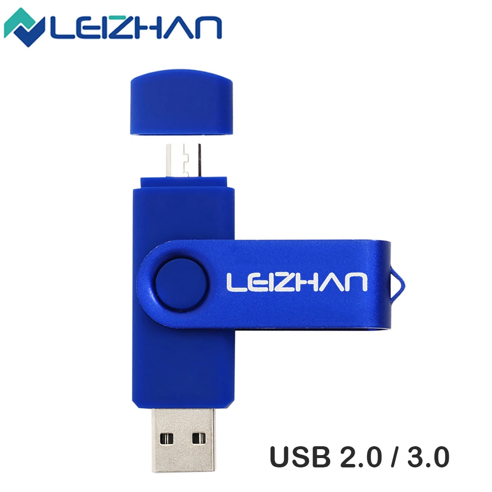 USB 2 0/3 0 флэш накопитель OTG Micro Usb Pendrive 128 Гб 64 ГБ 32 16 8 4 карта памяти для
