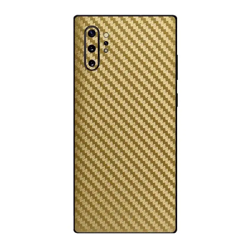 10 шт. для samsung galaxy NOTE 10 плюс 3D градиент углеродного волокна полное заднее покрытие переводная картинка водная защитный Стикеры пленка