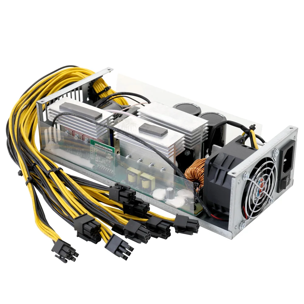 90% эффективности 2400 W 180-260 V Переключение сервера Питание горные машины Источники питания для bitman bitcoin Эфириума S9 S7 L3 Rig
