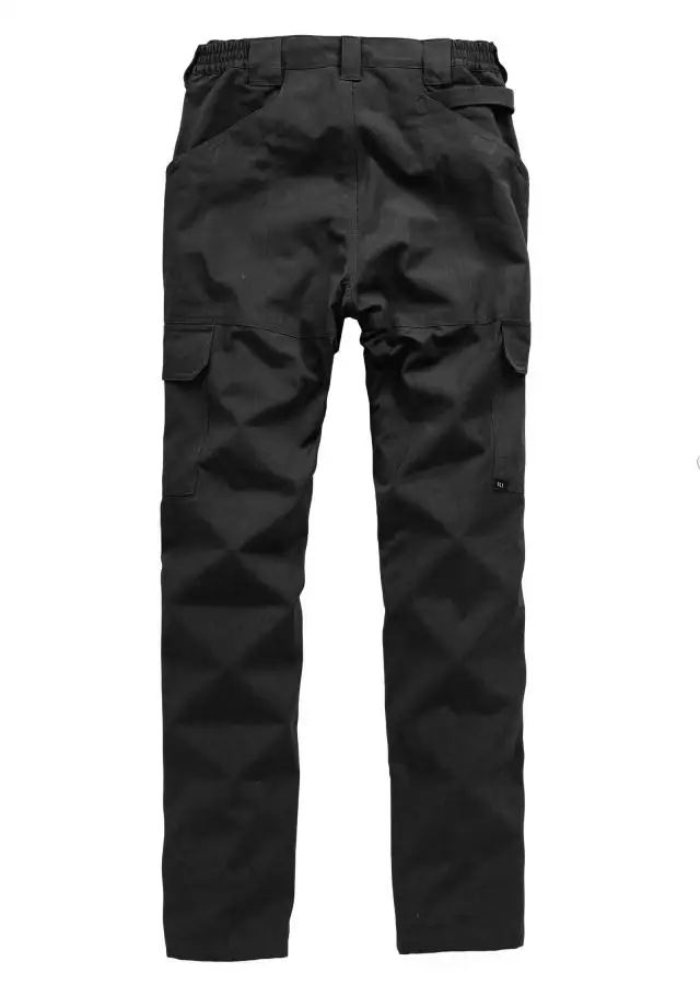 Tactical Trousers 74251-Important Thick Pure Cotton Cloth Casual Cargo Trousers-Green