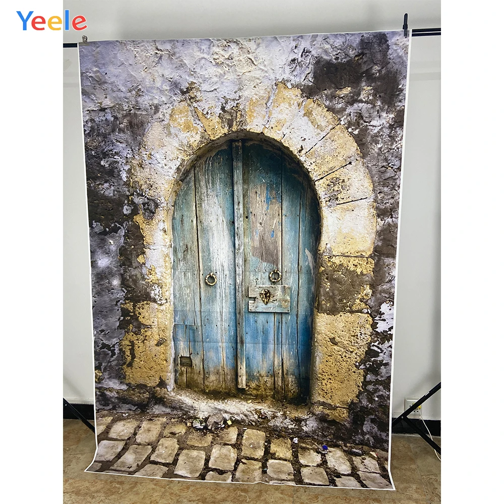 Ретро фотографические фоны Yeele гранж Арка Дверь винтажный кирпичный путь