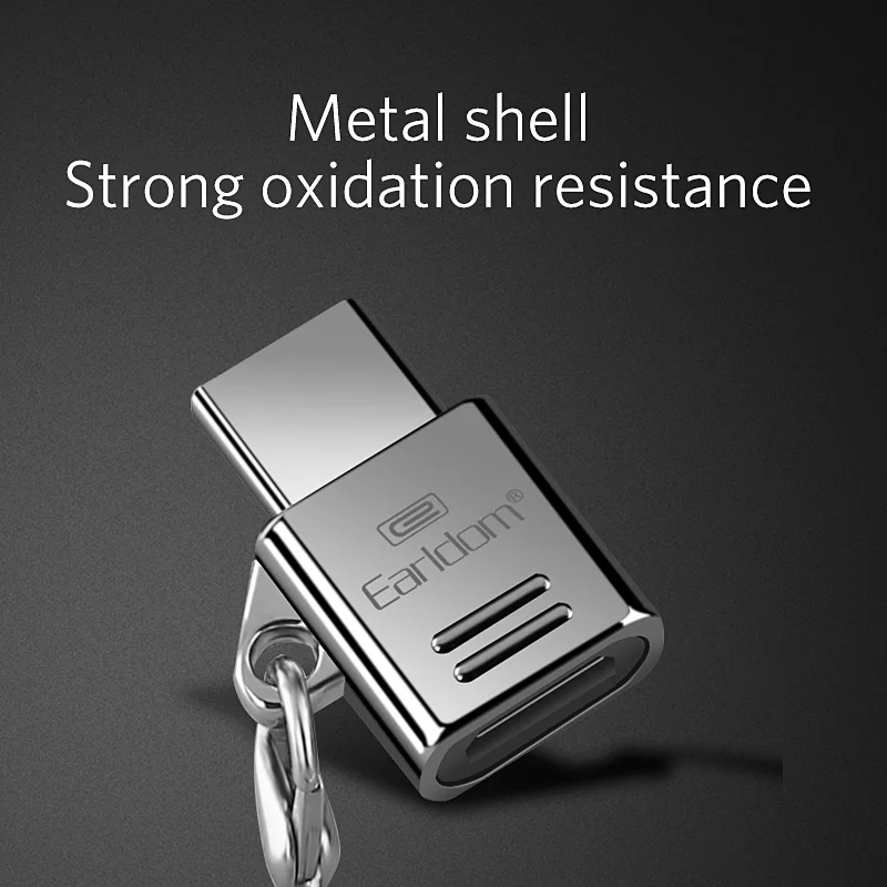 Earldom usb type C Мужской к Micro USB Женский c адаптер Разъем для зарядки конвертер