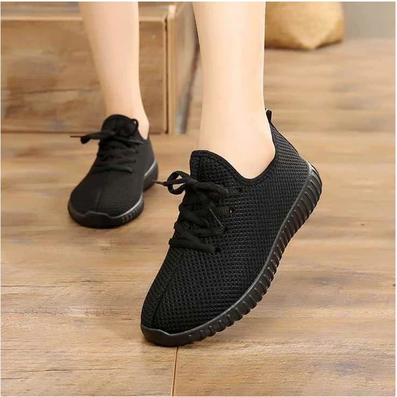 Breathable Sport Sneakers Women's Leisure Breathable Air Mesh Outdoor Fitness Running Shoes Zapatillas Mujer Cheap