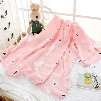 

120x110cm Cartoon Printed Baby Blankets Swaddles Newborn Sleeping Swaddle Wrap Bedding Blanket Infant Bath Towel