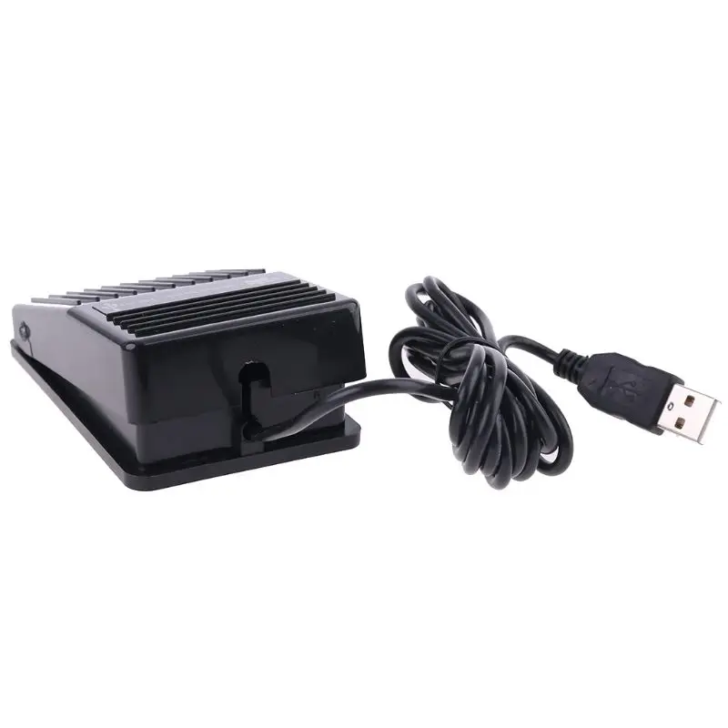 USB один ножной переключатель педаль Управление клавиатура мышь ПК игра для Dos Win 7 MAC 831F