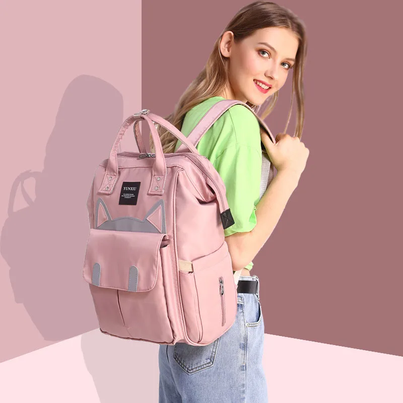 Maternal Big Nappy Hanging Baby Travel Handbag Mammy Wet Dry Bag Multifunction High capacity Fashion Cartoon Insulation