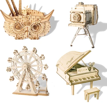 

Home Decoration Handmade Diy Wooden Assembled Crafts Desktop Room Decoration Hogar Moderno Home Decoration Accessories