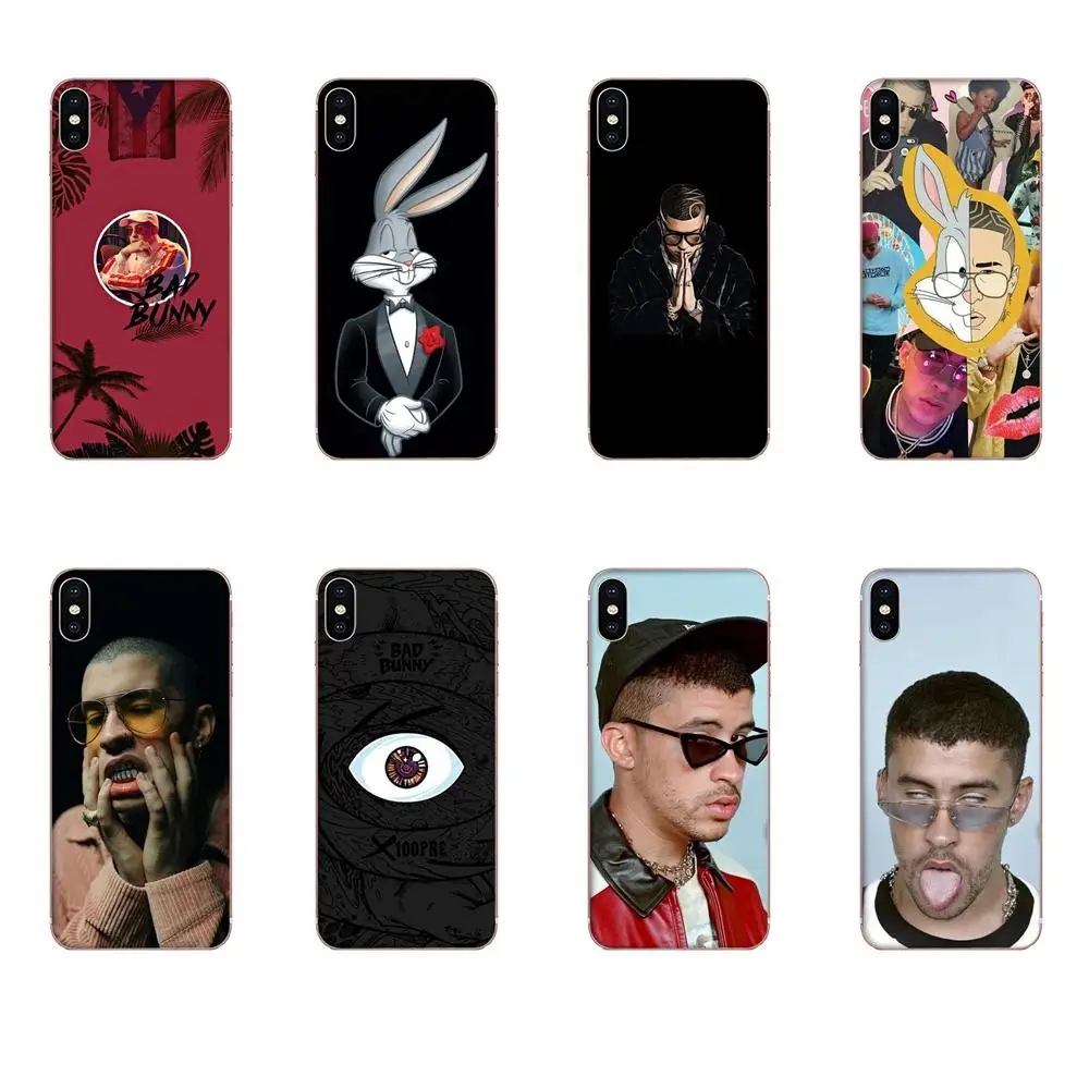 Soft TPU Design Bad Bunny Benito Antonio For Galaxy Alpha Note 10 Pro A10 A20 A20E A30 A40 A50 A60 A70 A80 A90 M10 M20 M30 M40 | Мобильные
