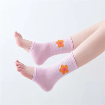 

Harajuku Korean Style Comfort Foot Summer Cute Flower Pattern Funny Happy Short Sock Novelty Ankle Guard Men Women Cotton Sokken