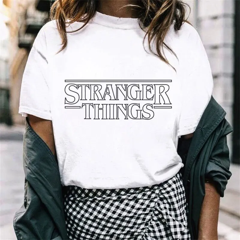 

Stranger Things Large Size Women Hoodies Print Harajuku Aesthetics Sweatshirt Women Pullovers Kpop Korean Casual Female Tops