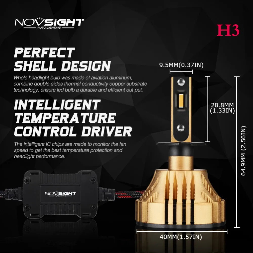 3000K H13 9007 9005 9006 H1 H3 H4 светодиодный H7 светодиодный H11 светодиодный головной светильник лампы Комплект 72W фары для 12000LM золото желтый светильник 2 шт