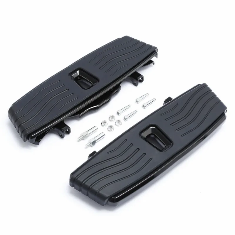 US $199.98 Motorcycle Driver Floorboard Footboard Pegs For Harley Touring Road Glide Special 1520 Softail Trike Standard FLHT 95 09