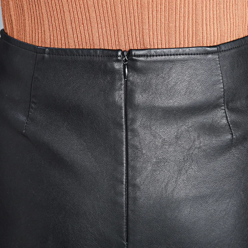 Женская уличная одежда в стиле панк с высокой талией, Свободные повседневные черные шорты с широкими штанинами из искусственной кожи, юбки для офисных леди размера плюс шорты из искусственной кожи
