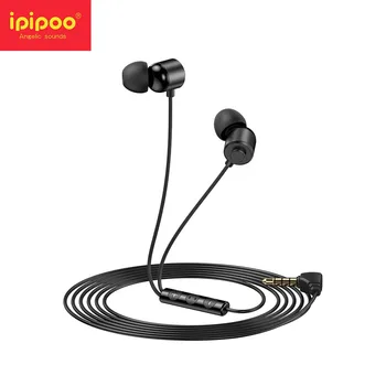 

awei ipipoo IP2 mini stereo in-ear mobile music earphone metal ear shell 1.25m 13g high-definition bass 3.5m gold-plated plug