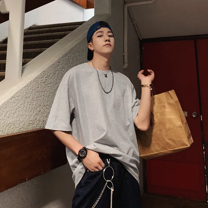 

Over Size MRMT 2024 Brand New Summer Mens T Shirt Round Collar Cotton Short Sleeve T-shirt for Male Pure Color Loose Tops Tshirt