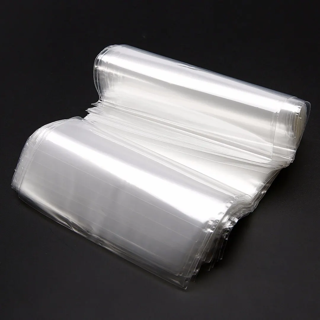 100Pcs Heat Seal Shrink Wrap Bags POF Transparent Shrink Wrap Film Bag For Gift Packing 100x160mm