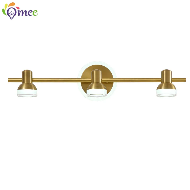 Indoor Led Wall Light Mirror Wall Lamp 10W 800LM White 60cm Waterproof Aluminum Lighting Bathroom Restroom Mirror Makeup light