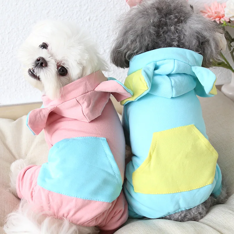 Милый слон earDog Pet Одежда для кошки пальто Зимний теплый маленький Щенок Чихуахуа Одежда для собак худи-жилетка одежда для домашних животных