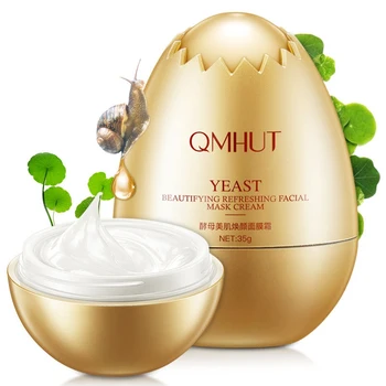 

35g Yeast Beauty Revitalizing Moisturizing Mask Cream Firming Skin Shrinking Pores Exfoliation Whitening Mask