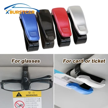

Xburstcar 1Pc ABS Car Organizer Glasses Holder Case Card Ticket Holder Storage for Jeep Compass 2017 - 2020 Renegade 2014 - 2020