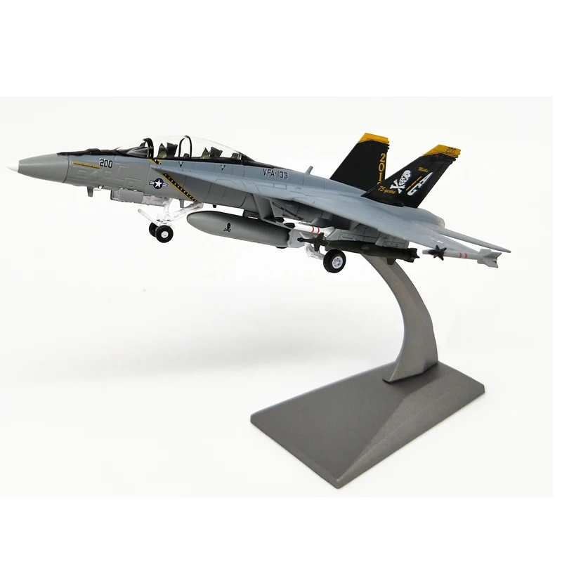 1/100 военная модель игрушки F/A-18 истребитель литой металлический самолет модель самолета для коллекционирования - Цвет: Photo Color
