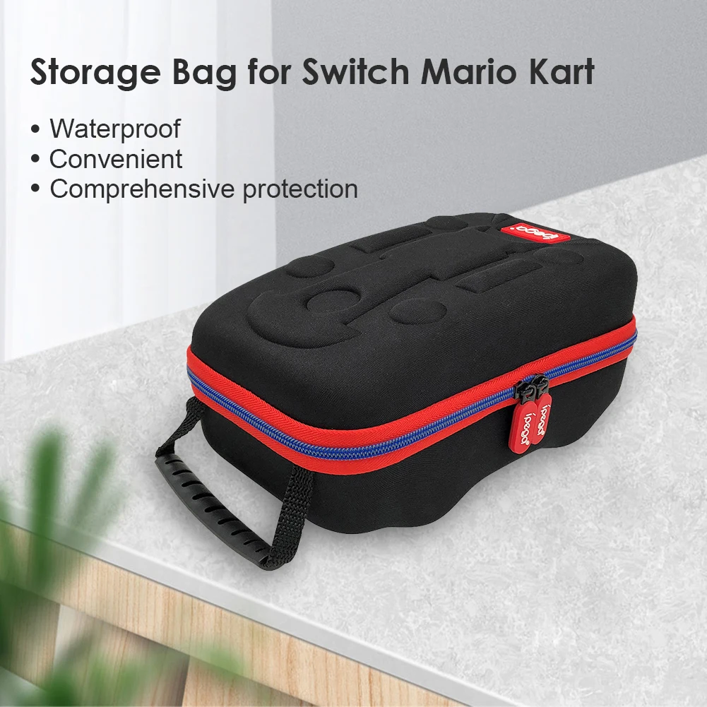 Xeva Hard Shell Kart Carrying Storage Case For Mario Kart Live Home