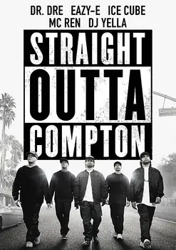

Straight Outta Compton Poster Movie Silk poster Decorative Wall painting 24x36inch